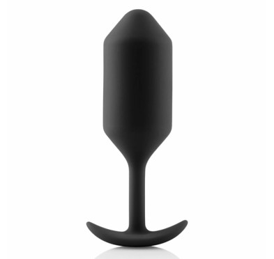 Plug analny - B-Vibe Snug Plug 3 Black